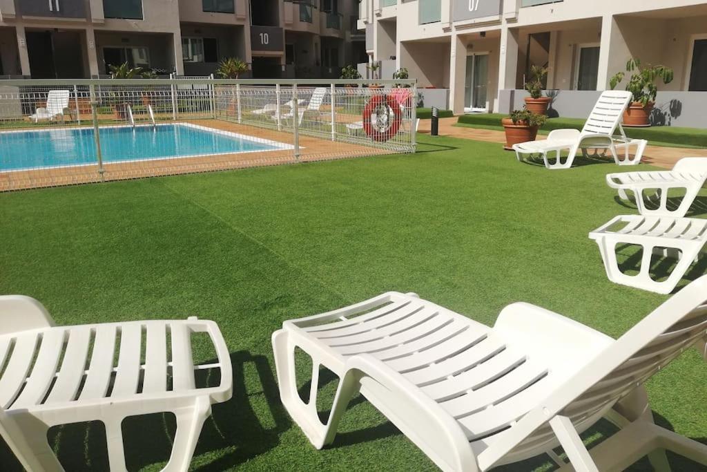 Apartment Blue Ocean Corralejo: Sunny Terrace, Pool, Wifi Corralejo