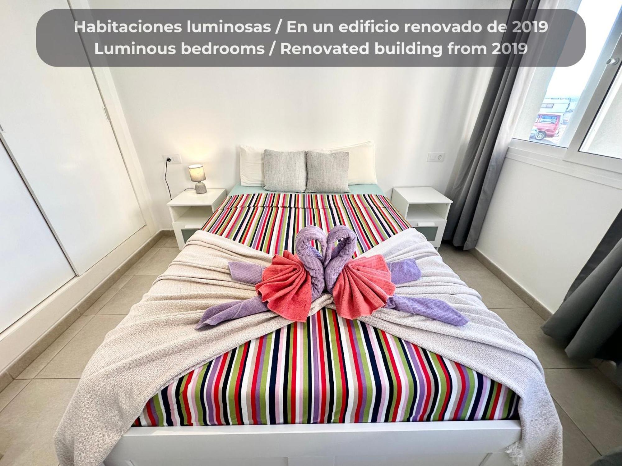 Blue Spirulina Con Piscina, Terraza, Parking Y Wifi Corralejo