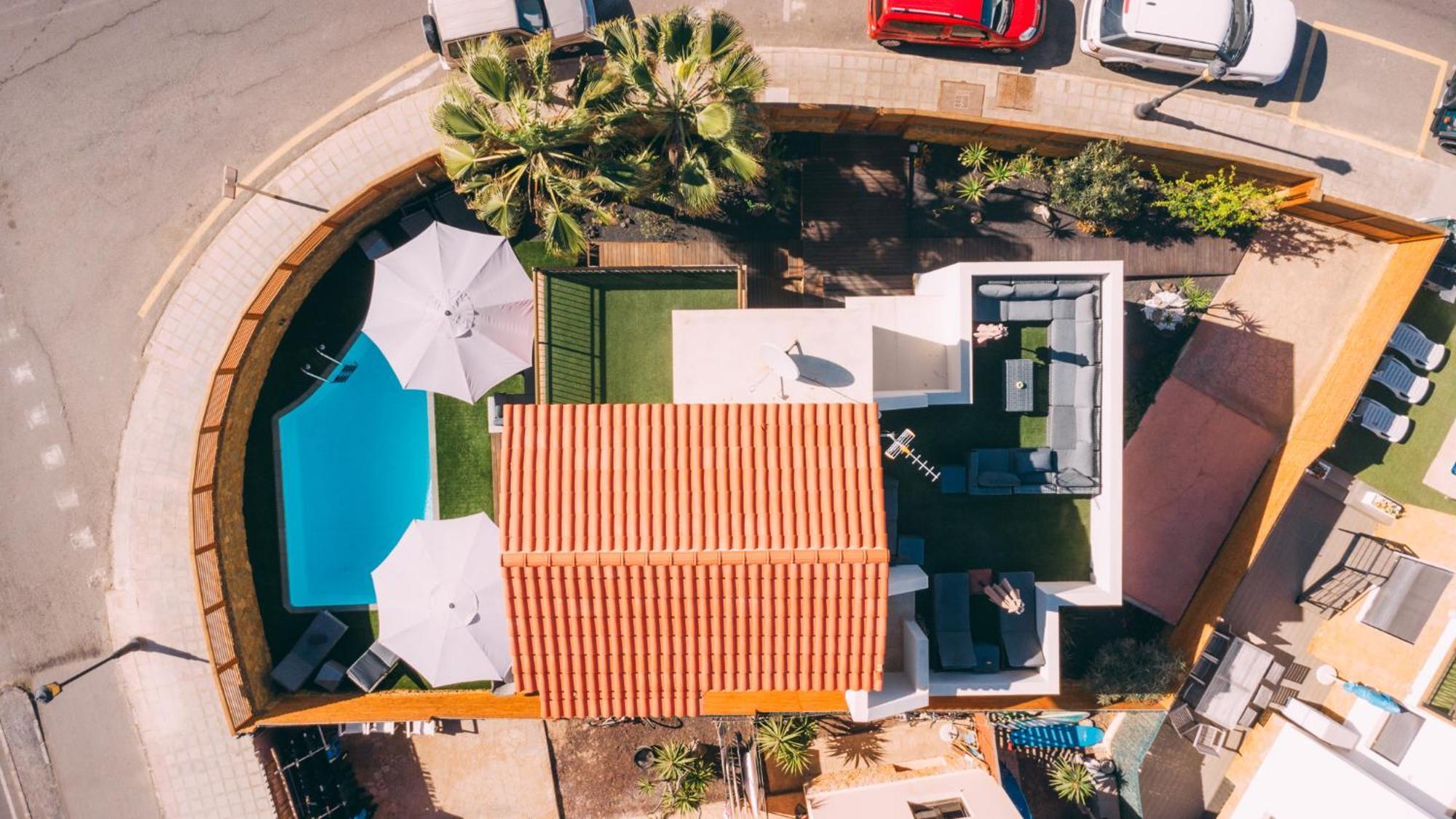 Paradise House: Piscina Privada, Playa 100m Villa Corralejo