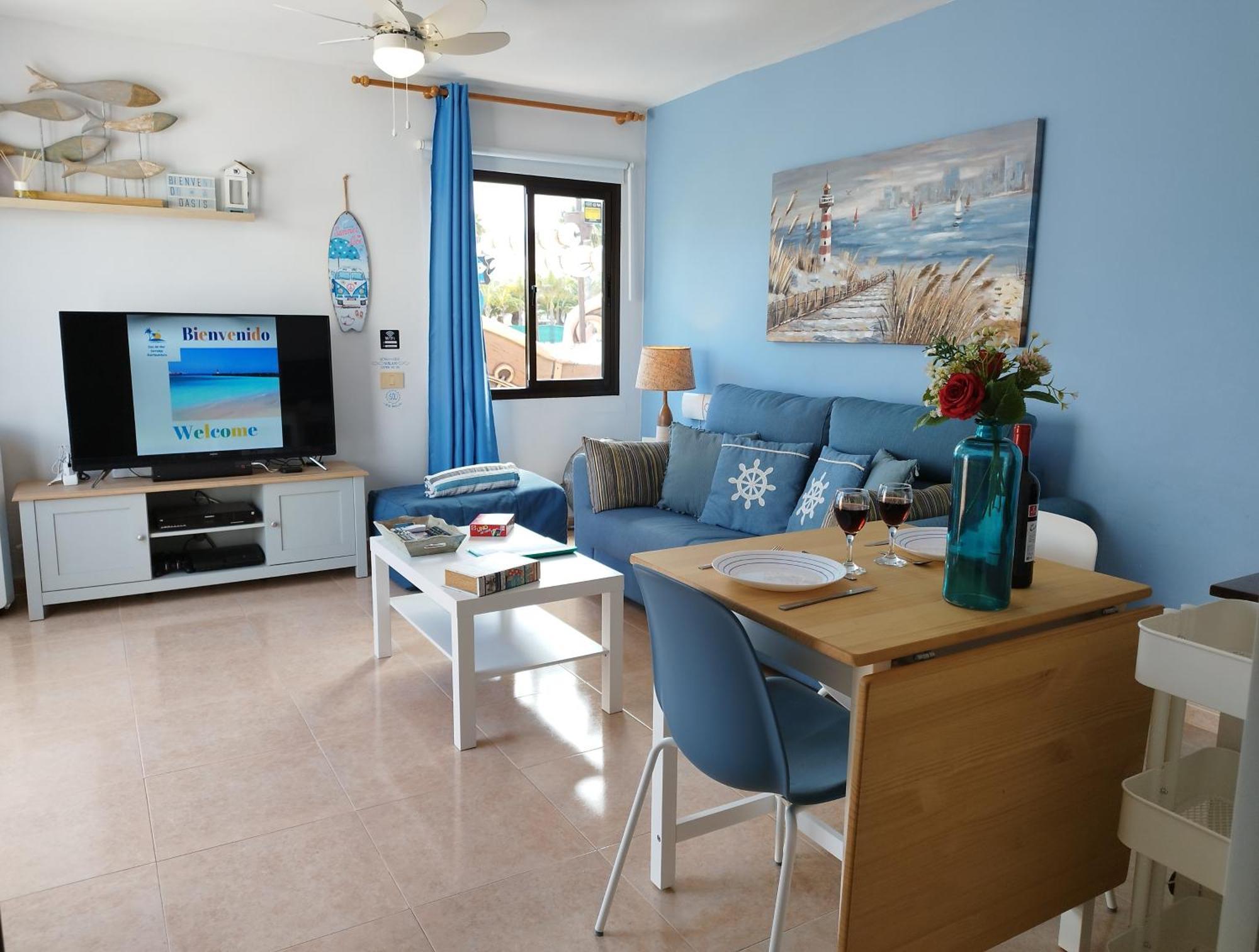 Casa Del Mar Air-conditioned With Swimming Pools - Playa Apartment Corralejo