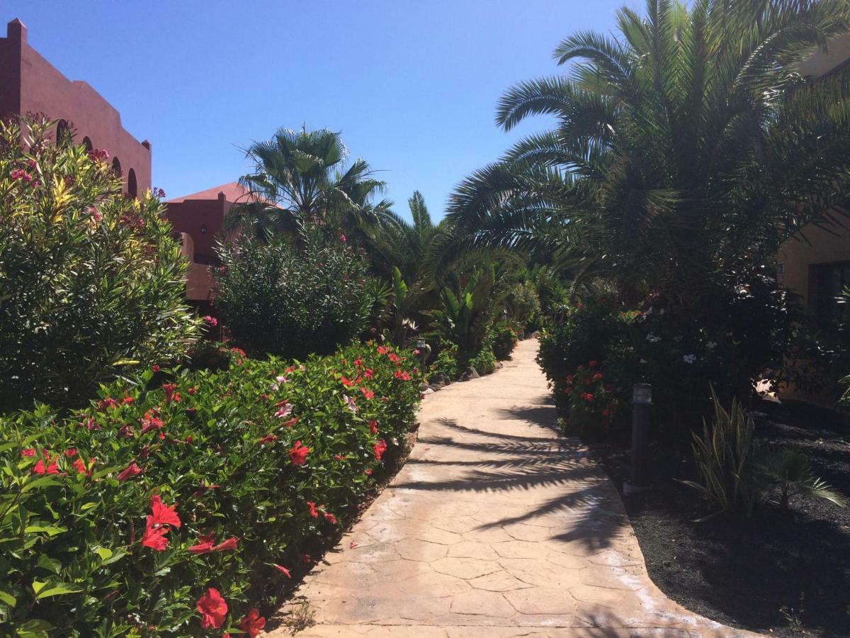Tropical Garden Retreat: Private Terrace & Pool Oasis Apartment Corralejo