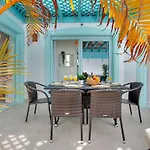 Orange Light With Private Pool