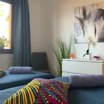 Bedroom With Shared Bathroom And Swimming Pool