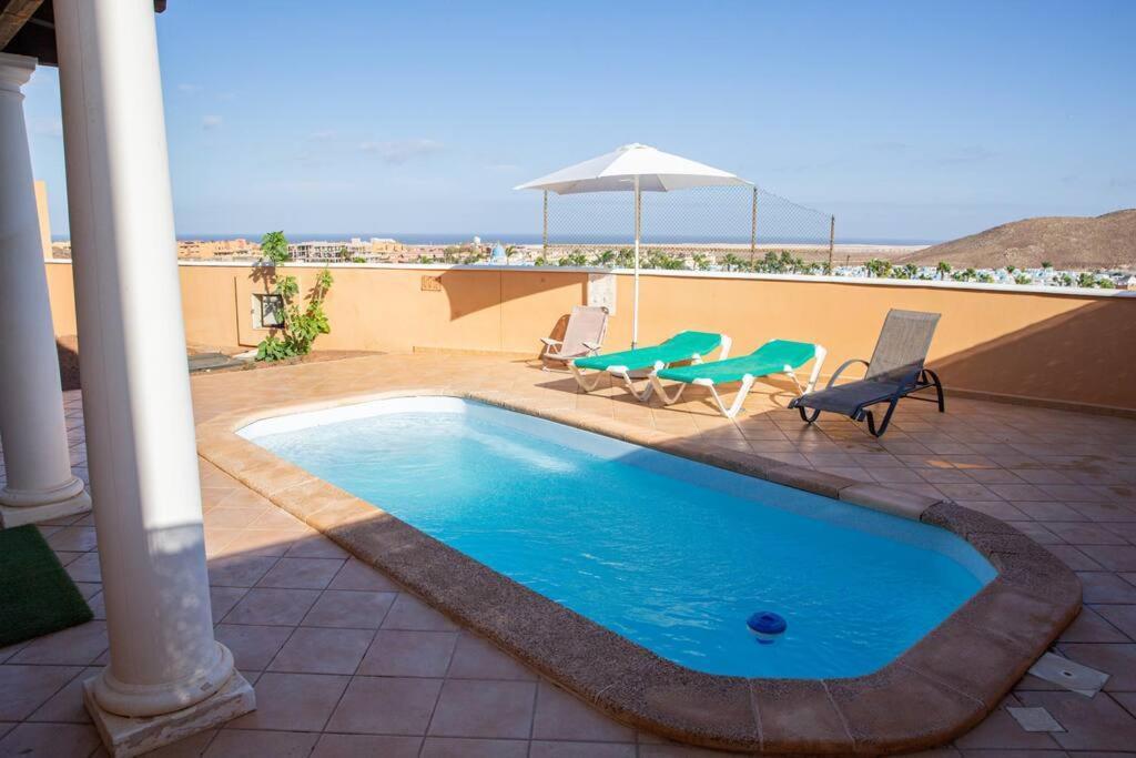 Con Espectaculares Vistas Y Piscina Privada Villa Corralejo
