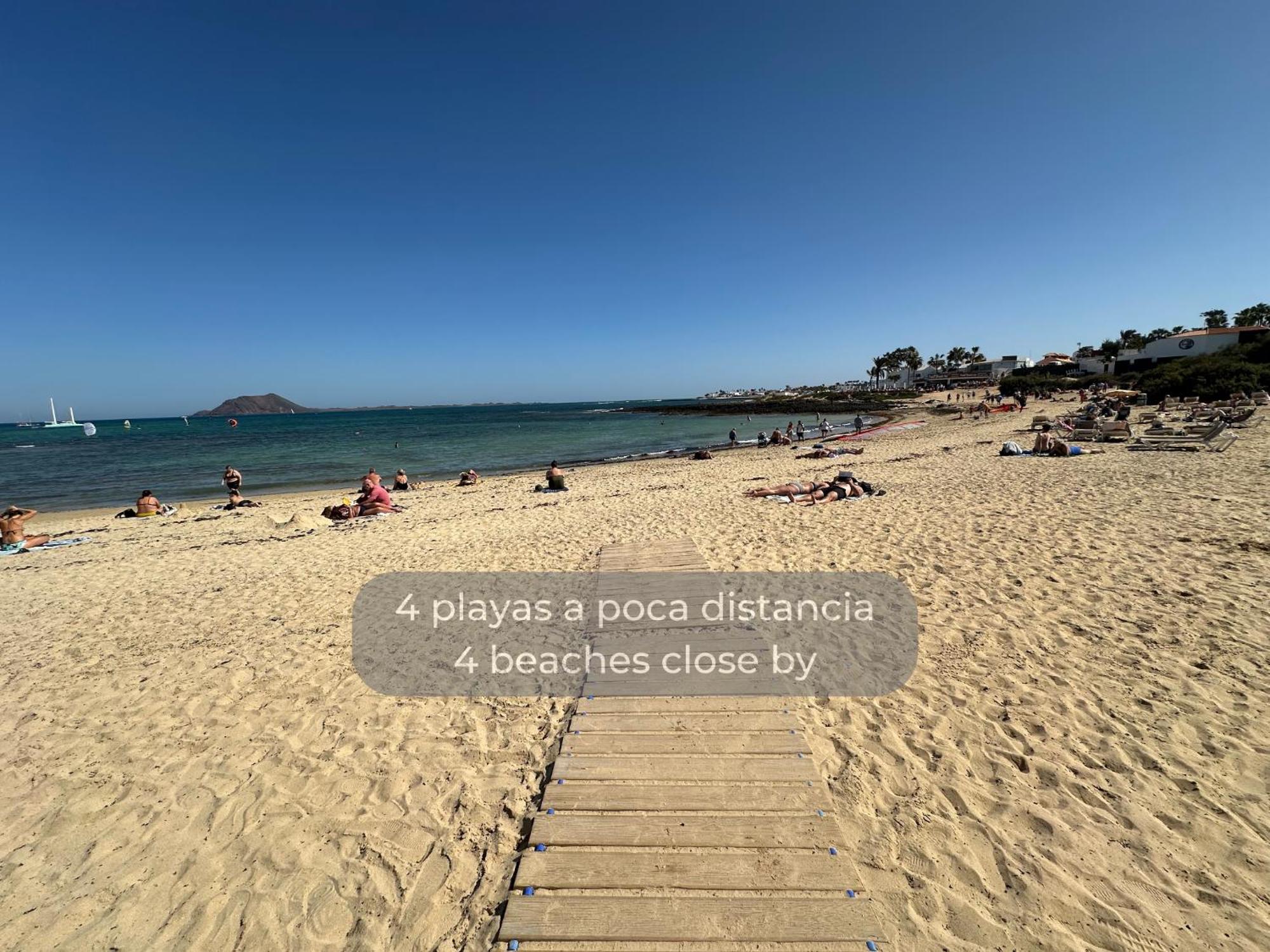 Apartment La Cotufa En El Centro De Corralejo, Dos Con Dos Banos, Terraza Privada Y Wifi *