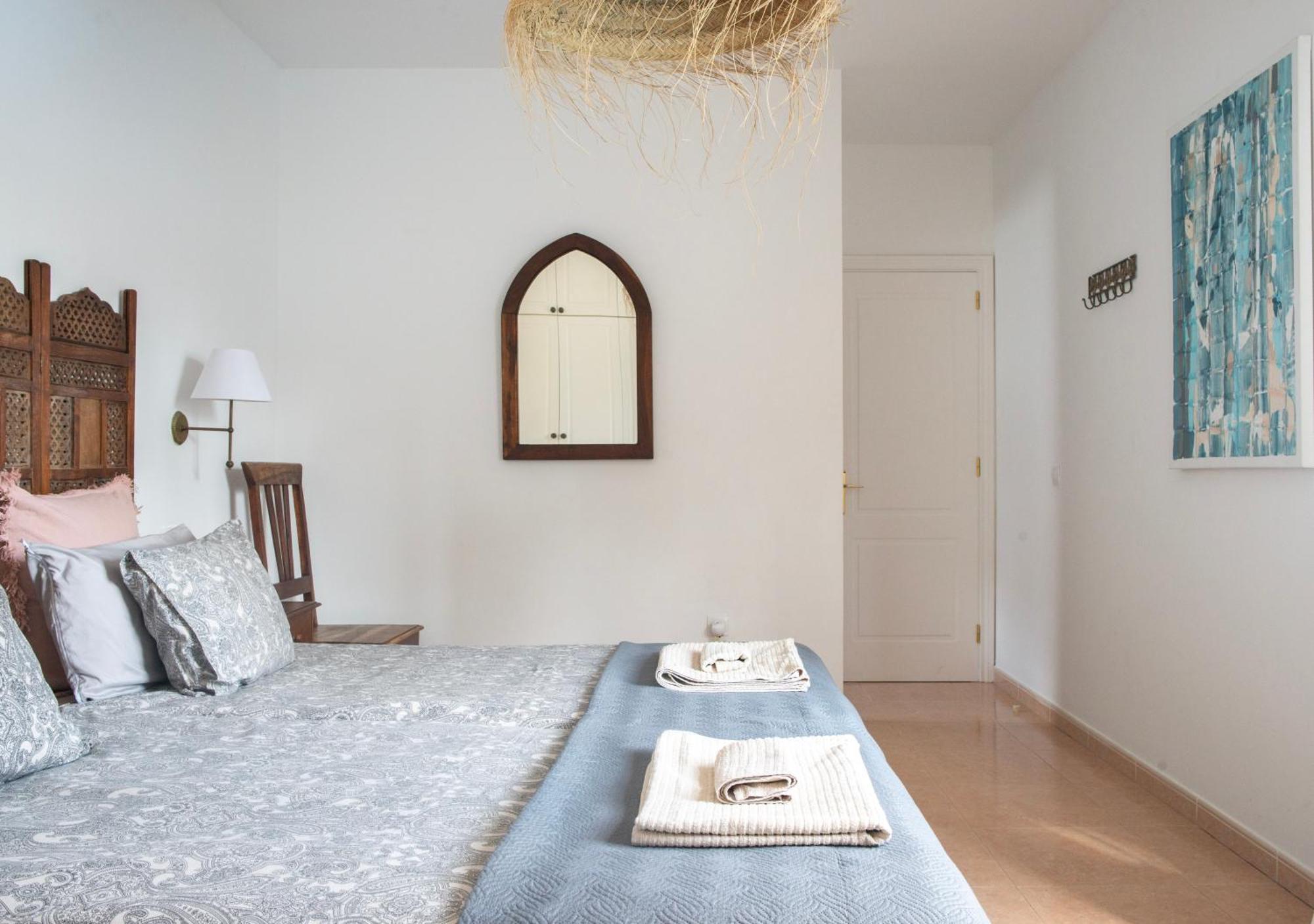 House Boho Palm With Private Heated Pool And Garden, 3 Bedrooms, Wi-fi Villa *