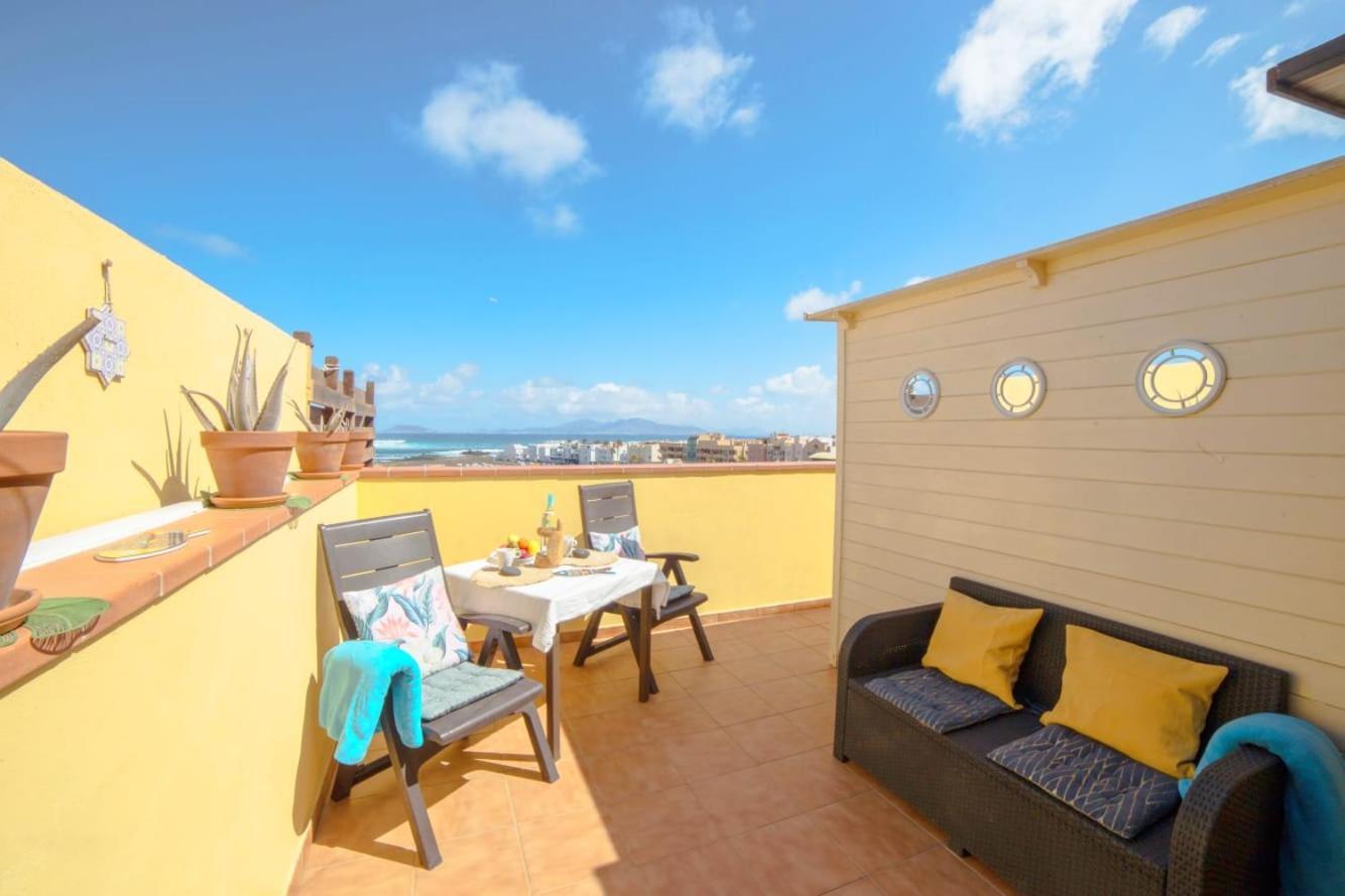 Atico De Carlo Con Vistas Al Mar Y Terraza * Corralejo