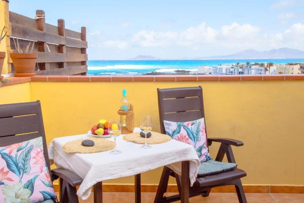 Atico De Carlo Con Vistas Al Mar Y Terraza * Corralejo