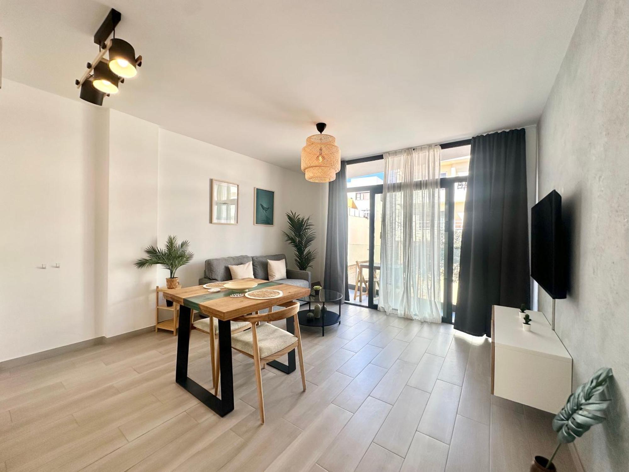 Salty Loft En El Centro De Corralejo, Terraza Privada, Cocina Completa Y Wifi *