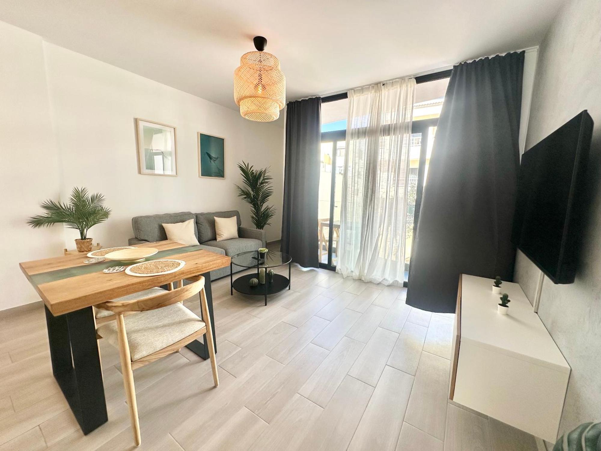 Apartment Salty Loft En El Centro De Corralejo, Terraza Privada, Cocina Completa Y Wifi